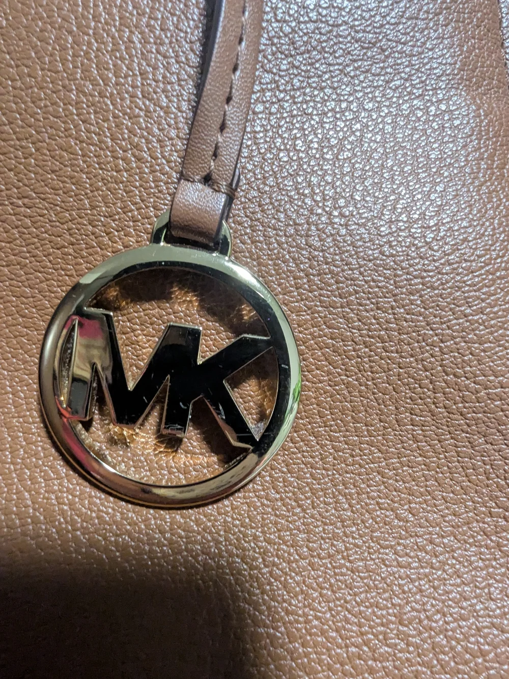 Michael Kors Brown Leather Satchel Handbag